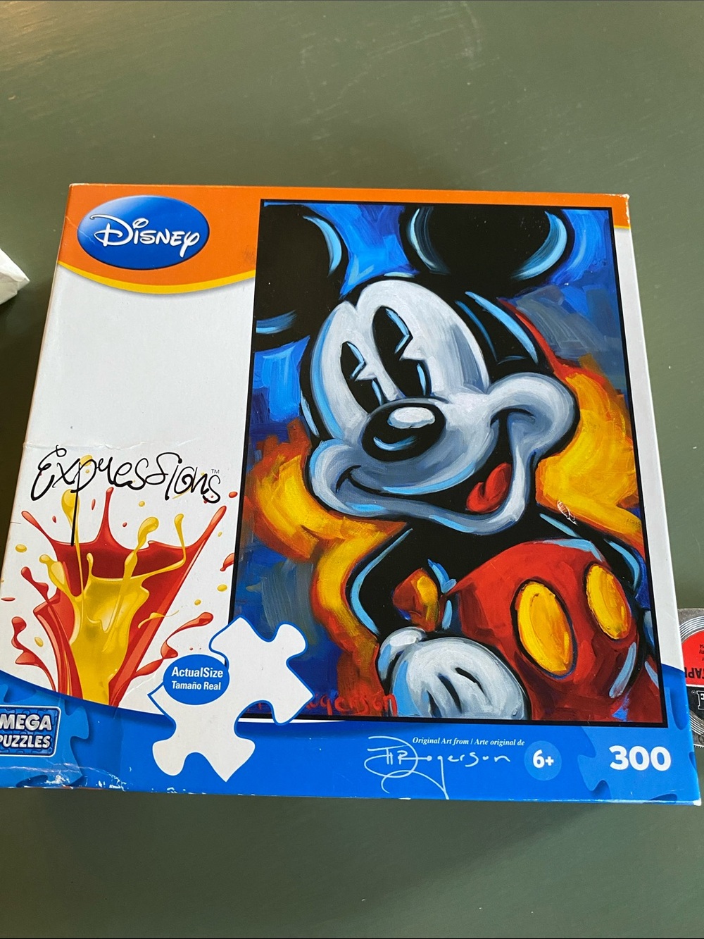 Disney Expressions Mickey Mouse Art Puzzle - Blue, Red, Yellow, Black, White